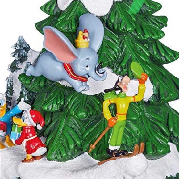 Disney Christmas tree table top ceramic plays Christmas songs - Picture 4 of 6